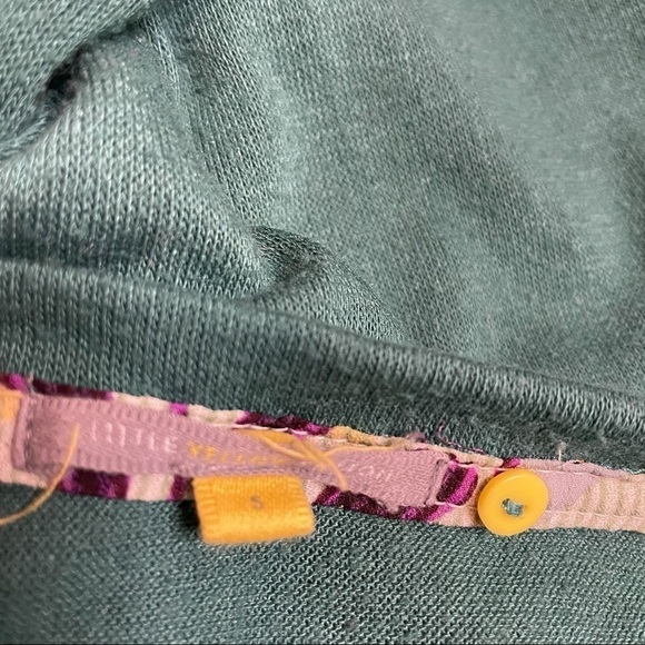 Anthro Little Yellow Button Layered Top - Picture 3 of 4